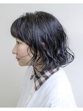 ルプラ ガーデン(le-pla garden) パーマボブ#ケアパーマ#ボブ#切りっぱなし#簡単スタイリング