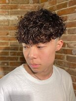 ヒロギンザ 青山店(HIRO GINZA) ハイライト/マッシュパーマ/ウルフ/アッシュブラック/波巻き