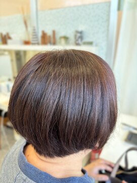 サンひまわり 高来店 艶々ピンクブラウンカラー