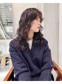 レイヤーパーマ くるくるパーマ 黒髪パーマ スパイラルパーマ