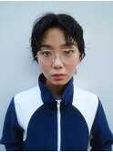【伸ばしかけ】パーマショート
