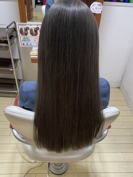 パレット ヘアーメイクの写真/スタイリスト自身が違いを確かめた薬剤のみ使用◇髪の芯からしっかり補修し、潤い溢れる美髪へ導きます―*