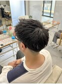 メンズ刈り上げツーブロック短髪スタイルメンズカット
