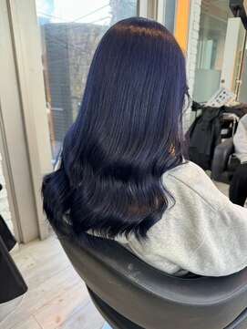 ダブル(W) 韓国レイヤー/ブルーブラック