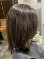 ナルヘアー 越谷(Nalu hair) 【白髪ぼかし】ナチュラルなハイライトで自然なトーンアップ