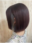 パープルブラウン×シルバーインナー