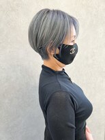 ザラフター ザブリーチ 新下関(the laughter/The bleach)&nbsp;山口県初☆大人ショートブラック/脱白髪染めハイライト