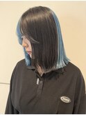 セクションカラー×ブルー
