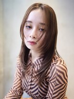 ニコ トウキョウ 渋谷(nico TOKYO)&nbsp;セミロングレイヤーカットハッシュレイヤー透明感グレージュ