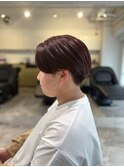 20代30代40代◎似合わせチェリーブラウンレディース刈り上げ