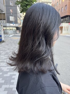 サル(saru) #バイオレットカラー × #顔周りレイヤー