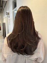 ムード(MOOD,)&nbsp;ココアベージュ/大人ガーリー[レイヤーカット/髪質改善/銀座]