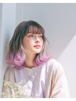 トワ 仙台店(toi)&nbsp;【韓国・レイヤー】エンドカラーピンクグレージュ