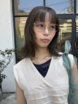 フェンヘアーアイス 中目黒(Fen.hair ici) 30代20代◎大人上品オリーブブラウンレイヤーボブ