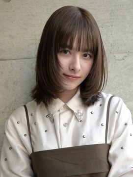 プロス(Pros) 透明感ベージュ/レイヤーボブ/表参道