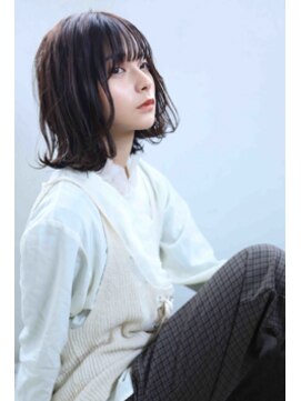 ヘアーパレス フタバ(Hair palace FUTABA) ミディアムボブ/ココアブラウン/アースカラー