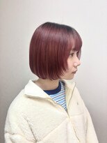 アオ(AO。)&nbsp;切りっぱなしボブ/顔まわりレイヤー/内巻きボブ/レイヤーボブ