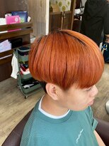 ビーチェ 小岩(Bice)&nbsp;韓国風マッシュヘア メンズカット×オレンジヘアカラー