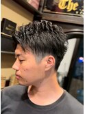 アップバングショート