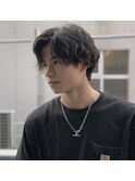 ゆるウェーブセンターパート