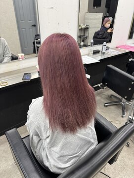 プライズ 所沢プロぺ通り店(prize) 透明感ピンクブリーチカラー◎韓国風くびれミディ20代30代所沢