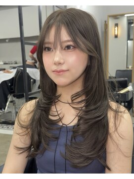 アメリ 新宿(Ameri) ブリーチなし◆明るめ透明感カラーオリーブブラウン