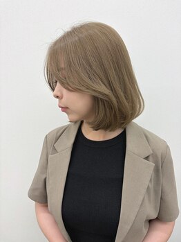 アニー 松戸(ANNI)の写真/トレンドにとらわれない洗練されたオシャレハイトーンカラーを...*ケアブリーチ×ダブルカラー◎[松戸駅]