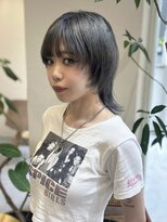 マセナ(Masena) 韓国風ウルフカット/ハッシュカット/シルバーグレージュ