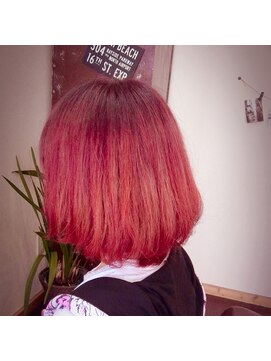 ヘア デ パルサ(Hair de Parusa) フェミニンボブ グラデーションカラー