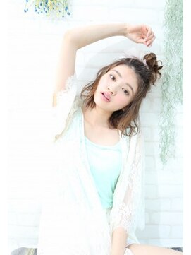 ネオリーブアイム 横浜西口店(Neolive aim) おだんごハーフアップ