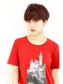 Coast.ショート×レッド×前髪長め