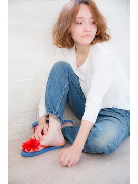 ガーランド (Garland) [Garland/表参道]☆エアリーな質感な透け感ミディ☆