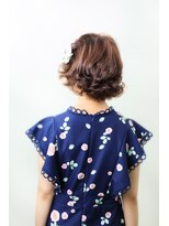 ソーホー ニューヨーク シズオカ(SOHO newyork SHIZUOKA) 編み込みショートアレンジ