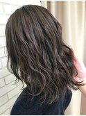 ハイライトを活かしたカフェラテベージュ