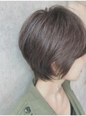 大人ショートからの伸ばしかけスタイル☆くびれショートボブ