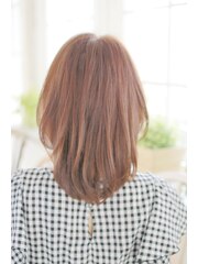 ひし形シルエットの大人気ヘアースタイル