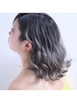 ニコリヘアワークス(nicori hair works) ミディアム×バレイヤージュ1