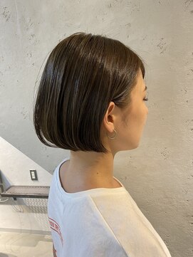 サロンナンバーハチジュウナナ(salon No.87) guestsnap　ミニボブ×オリーブアッシュ