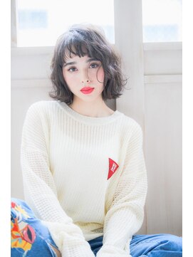 マーブルトウキョウネオリーブ(marbles tokyo neolive) 【マーブル東京三軒茶屋】☆強めウェーブボブ×斜めバング☆