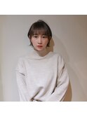 ネオウルフ小顔襟足スッキリショートボブ　30代40代50代