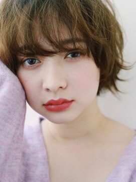 グーフィートーキョー 銀座(Goofy Tokyo) イルミナカラー/ラフニュアンス/ショートボブ/ガーリーショート