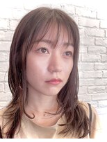 ヘア アート チュール(HAIR ART CHooWL)&nbsp;キラキラ綺麗セミディ