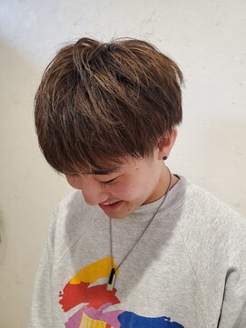 アフティ(afumty) メンズマッシュ　ハイライト