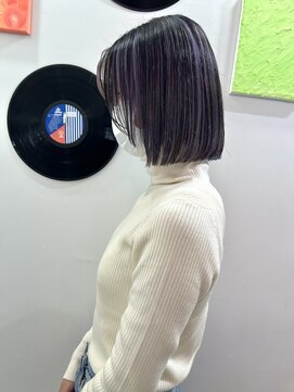 デート 下北沢(DATE) ダブルカラーラベンダーベージュカラーケアブリーチハイトーン