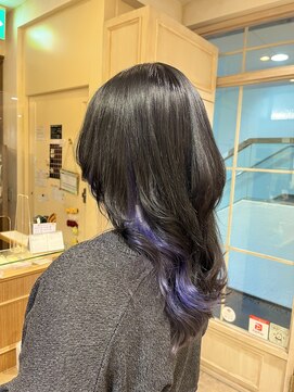 ネオリーブカップ 町田店(Neolive capu) ブルーブラック/ブルーラベンダー/インナーカラー