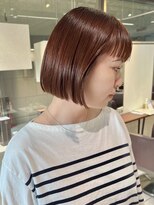 インカント バイ ハンズ incanto by hands&nbsp;ピンクオレンジ×定番ミニボブ