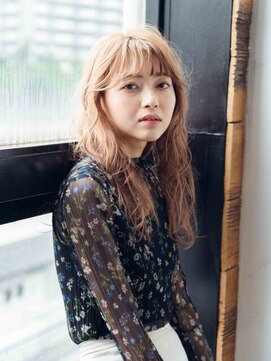 ライカ ヘアデザイン 中野店(Lycka Hair Design) ふんわりぱっつんロング