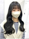 イヤリングカラーインナーカラーハイライトフェイスフレーミング