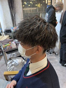 ブリーチ 大宮WEST店(BLEACHi) 極細ハイライト×シャープツイストスパイラルパーマ