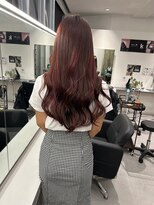 キング 梅田(K!ng)&nbsp;【梅田】レッドカラーピンクカラー髪質改善カラー